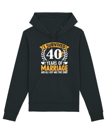 I Survived 40 Years Of Marriage And All I Got Was This Shirt ring Black