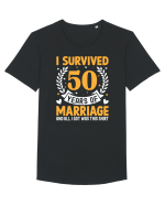 I Survived 50 Years Of Marriage And All I Got Was This Shirt Tricou mânecă scurtă guler larg Bărbat Skater