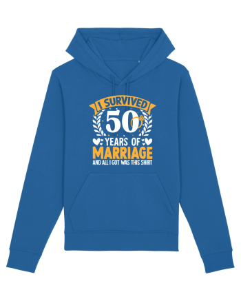 I Survived 50 Years Of Marriage And All I Got Was This Shirt ring Royal Blue