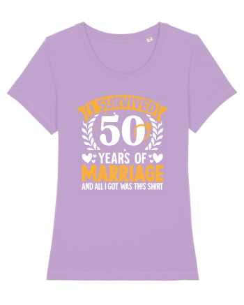 I Survived 50 Years Of Marriage And All I Got Was This Shirt ring Lavender Dawn