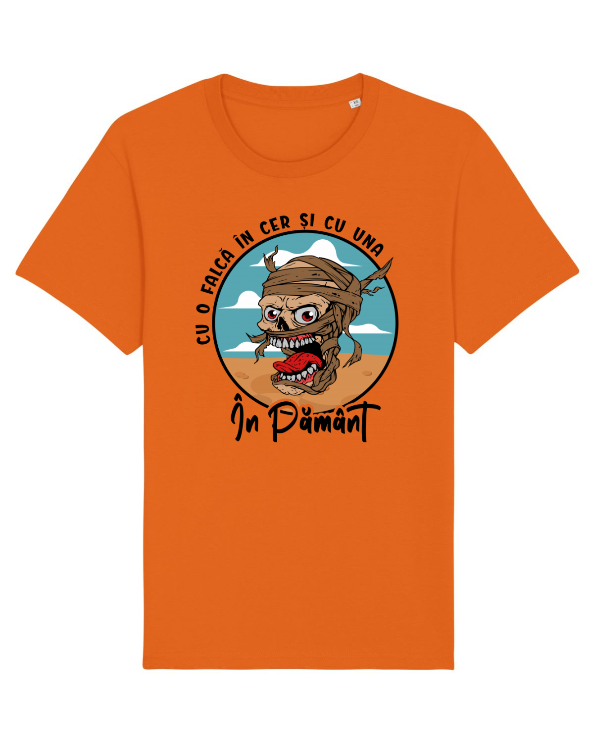 Tricou mânecă scurtă Unisex Rocker Bright Orange