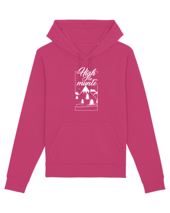 High la munte | Design unisex | Vara 2023 | Tricouri Raspberry