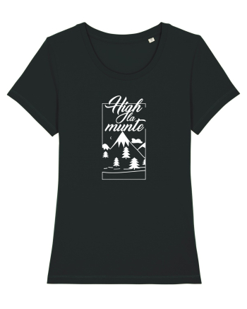 High la munte | Design unisex | Vara 2023 | Tricouri Black