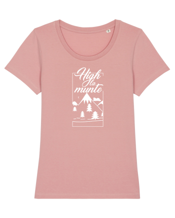 High la munte | Design unisex | Vara 2023 | Tricouri Canyon Pink