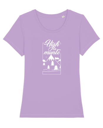 High la munte | Design unisex | Vara 2023 | Tricouri Lavender Dawn