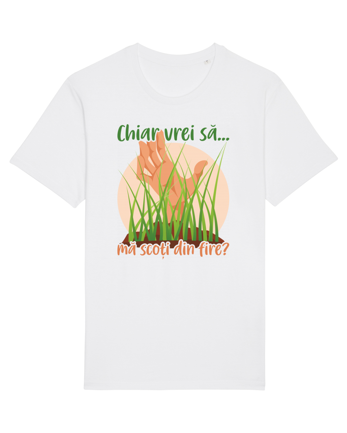 Tricou mânecă scurtă Unisex Rocker White