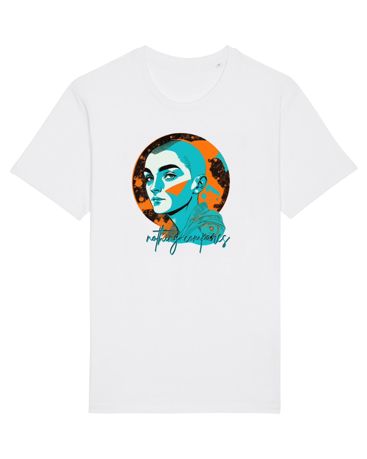 Tricou mânecă scurtă Unisex Rocker White