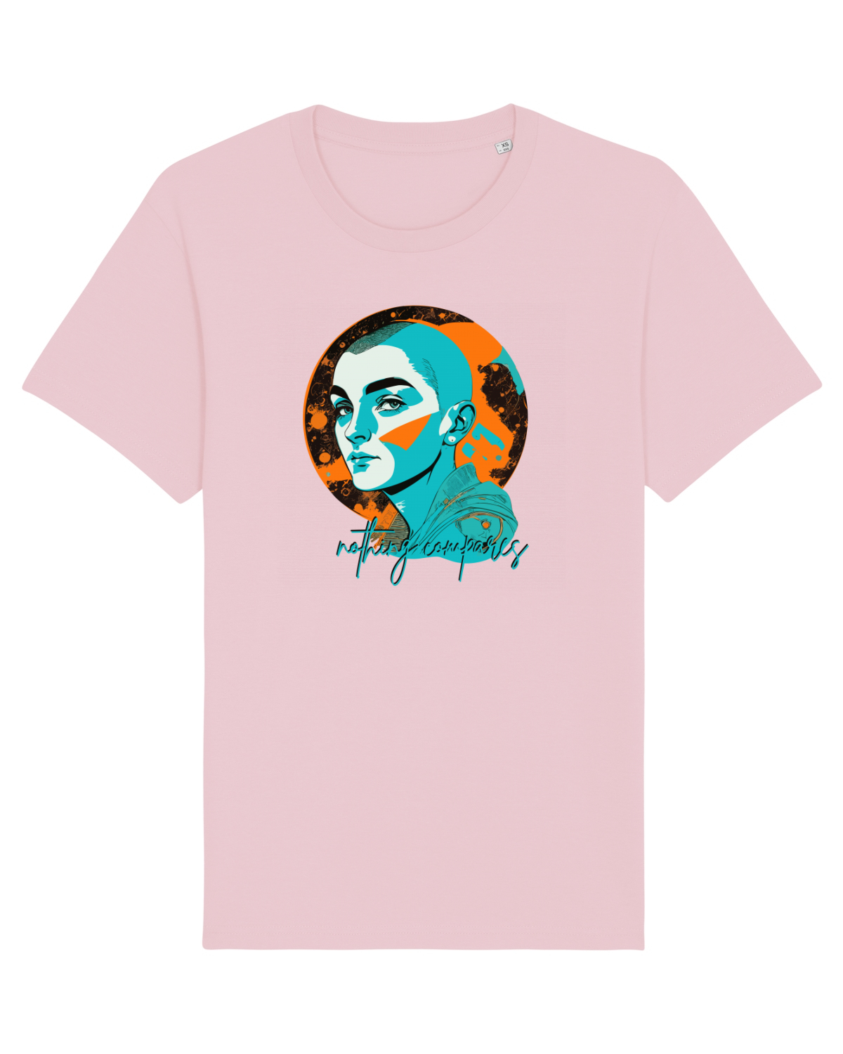 Tricou mânecă scurtă Unisex Rocker Cotton Pink