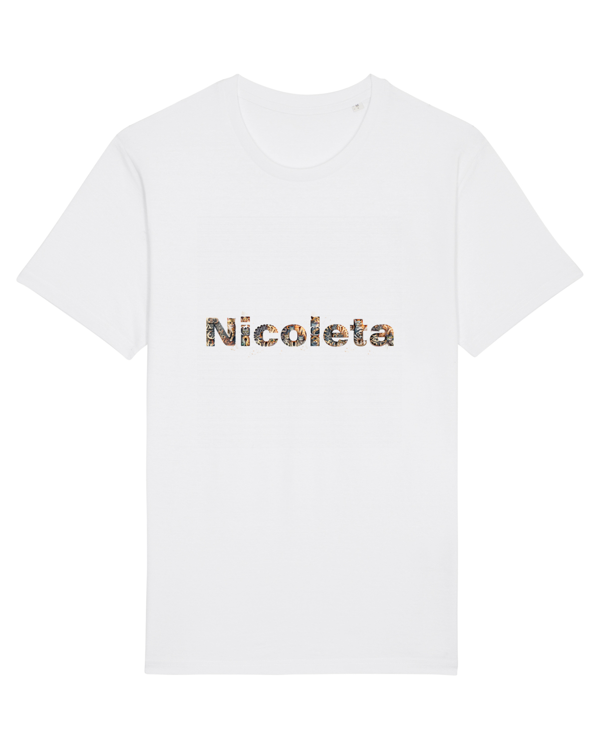 Tricou mânecă scurtă Unisex Rocker White