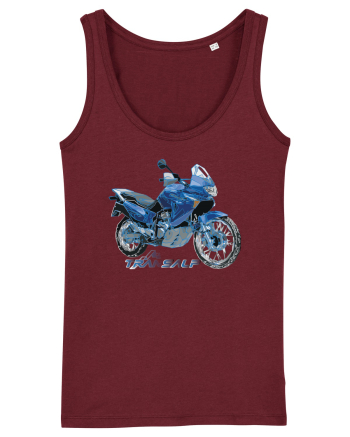 Adventure motorcycles are fun Transalp Burgundy