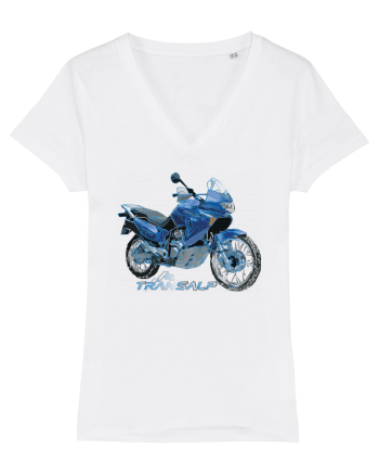 Adventure motorcycles are fun Transalp White