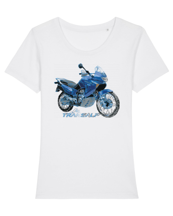 Adventure motorcycles are fun Transalp White
