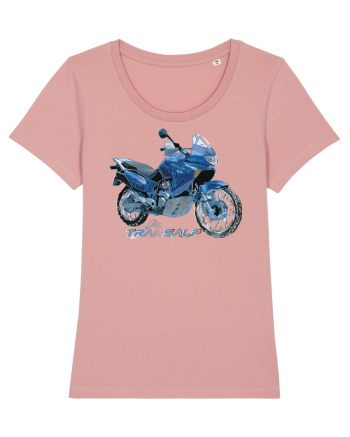 Adventure motorcycles are fun Transalp Canyon Pink