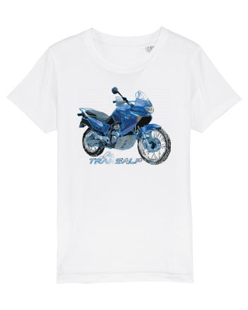 Adventure motorcycles are fun Transalp White