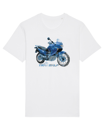 Adventure motorcycles are fun Transalp White