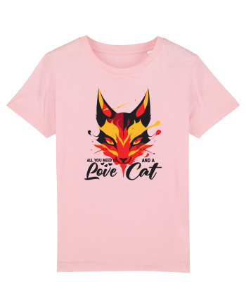cat lover Cotton Pink