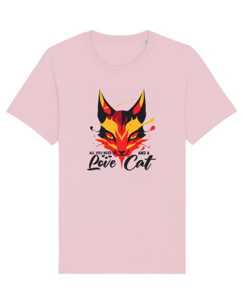 cat lover Cotton Pink