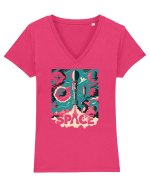 space race Tricou mânecă scurtă guler V Damă Evoker