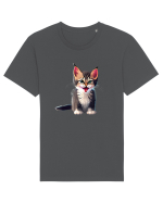 Pisicuță drăguță Tricou mânecă scurtă Unisex Rocker