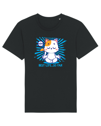 BEST LIFE ...so far (MEOWMMM - YOGA CAT) Black