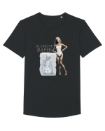 SLĂBEȘTE RAPID Tricou mânecă scurtă guler larg Bărbat Skater