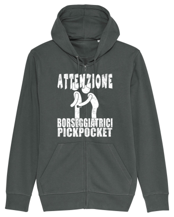 Attenzione Borseggiatrici Pickpocket Anthracite