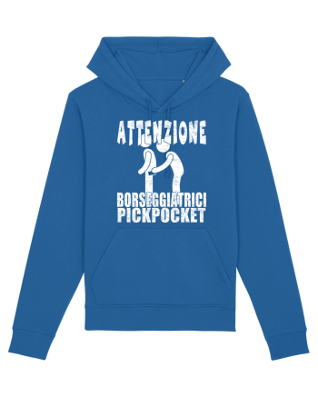 Attenzione Borseggiatrici Pickpocket Royal Blue