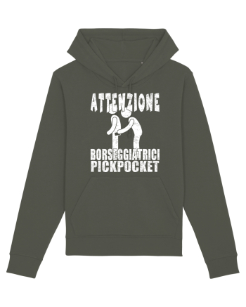 Attenzione Borseggiatrici Pickpocket Khaki