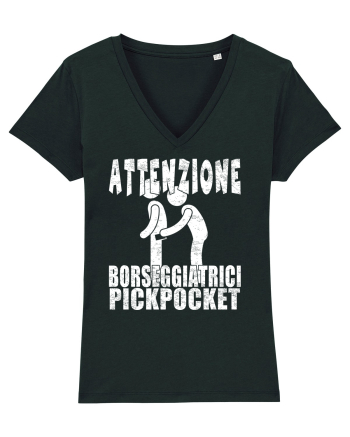 Attenzione Borseggiatrici Pickpocket Black