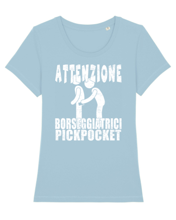 Attenzione Borseggiatrici Pickpocket Sky Blue
