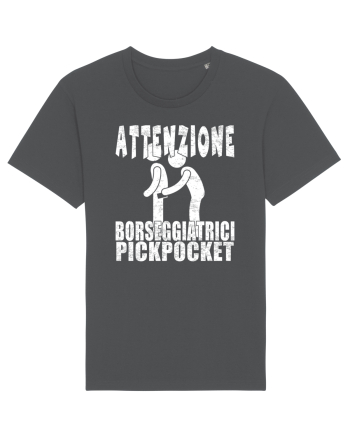 Attenzione Borseggiatrici Pickpocket Anthracite
