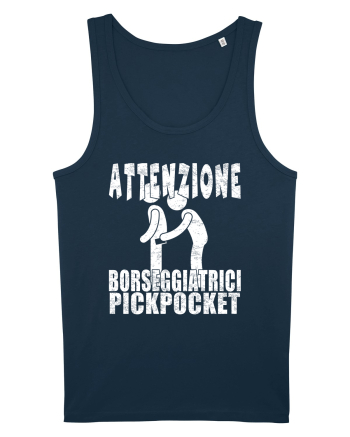 Attenzione Borseggiatrici Pickpocket Navy