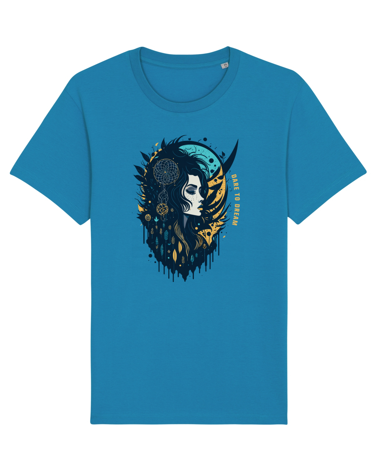 Tricou mânecă scurtă Unisex Rocker Azur