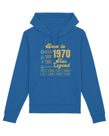 Born In 1970 True Legend Royal Blue