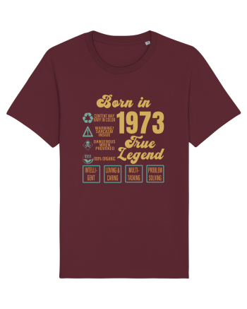Born In 1973 True Legend Burgundy