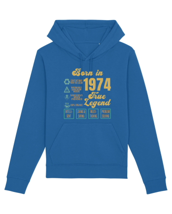 Born In 1974 True Legend Royal Blue
