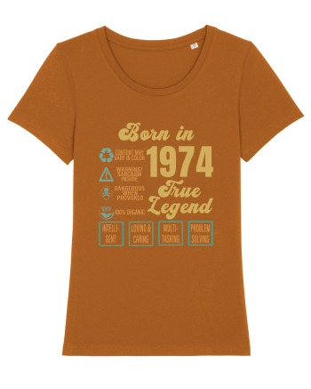 Born In 1974 True Legend Roasted Orange