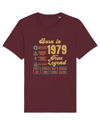 Born In 1979 True Legend Burgundy