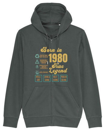 Born In 1980 True Legend Anthracite