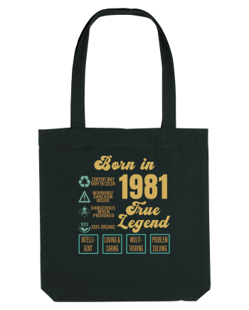 Born In 1981 True Legend Black