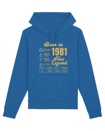 Born In 1981 True Legend Royal Blue