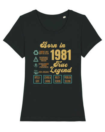 Born In 1981 True Legend Black