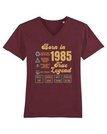 Born In 1985 True Legend Burgundy