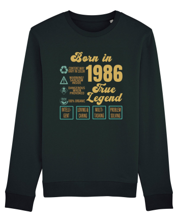 Born In 1986 True Legend Black