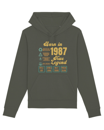 Born In 1987 True Legend Khaki