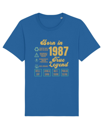 Born In 1987 True Legend Royal Blue