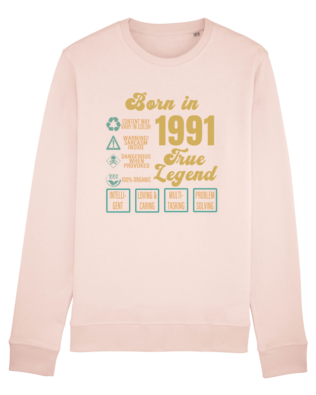 Bluză mânecă lungă Unisex Rise Candy Pink