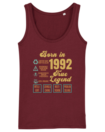 Born In 1992 True Legend Burgundy