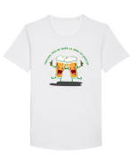 TRICOU DE MERS LA BERE CU BAIETII Tricou mânecă scurtă guler larg Bărbat Skater