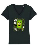 VII LA BERE? Tricou mânecă scurtă guler V Damă Evoker